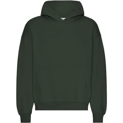 Oversized sweatshirt met capuchon Colorful Standard Organic Hunter Green