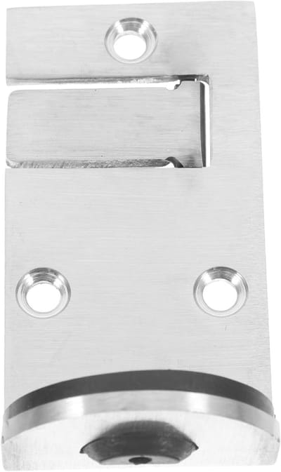 Vloerbevestigde Deurstop - Deurklamp Limiter - Veilig Deuren Sluiten - Robuuste Roestvrij Staal - 10 x 5 x 3.5 cm