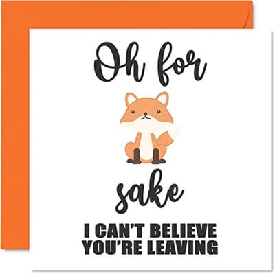 Grappige Verlatingsgeschenken Wenskaarten voor Collega's - Humoristische Felicitatiekaart voor Nieuwe Baan