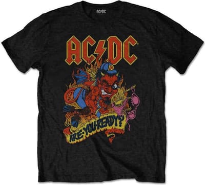AC/DC - Are You Ready Heren T-shirt - M - Zwart