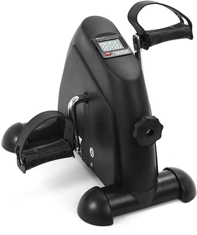 Mini Pedaal Hometrainer - Oefenfiets Bureau - Lage Impact Training - Met LCD Display - 31cm Hoog - Zwart