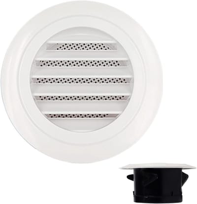 Camper Plafondrooster - Ventilatiekap Caravan - Luchtstroom Beheersing - Gereedschapsvrij Systeem - 176 x 115 cm - Wit