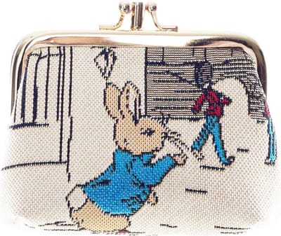 Portemonnee klip ��� Luxe gobelinstof - Peter Rabbit ��� Pieter Konijn ��� Victorian ��� Beatrix Potter