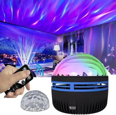 MMP® Noorderlicht Projector - Aurora Projector - Galaxy Lamp - 1x1x1cm - Zwart