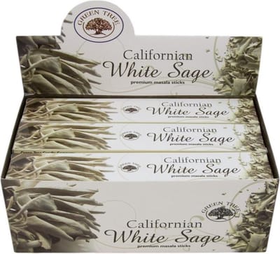 Californian White sage / witte salie wierook (12 pakjes wierookstokjes van 15 gram)