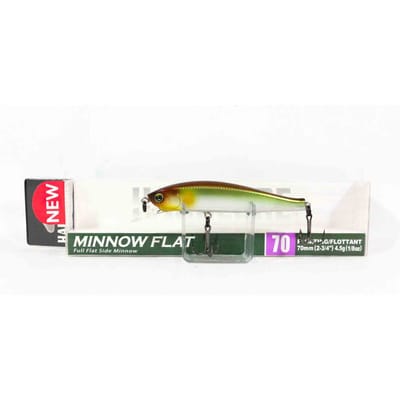 Yo Zuri Duel Hardcore Minnow Flat 70F drijvend kunstaas R1357-MGSA (3653) gray