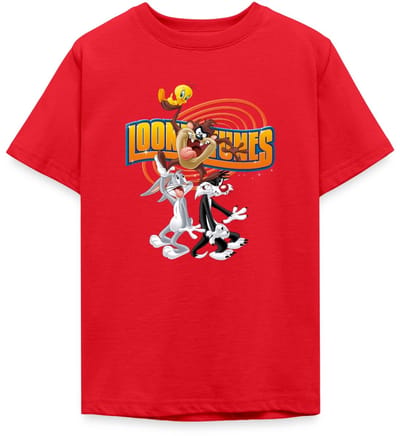 Looney Tunes Bugs Taz Tweety Sylvester T-Shirt Tiener