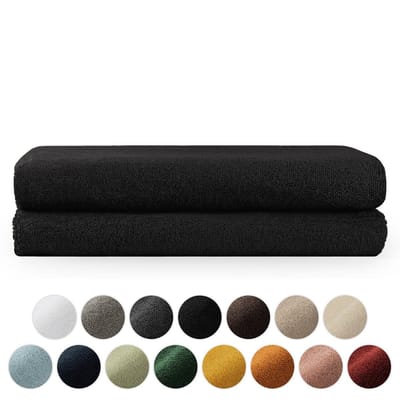 Unyqoos® Luxueuze Zachte Katoenen Handdoekenset, 2 Stuks, Ultra Absorberend en Oeko-Tex Gecertificeerd