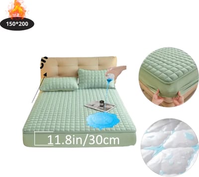 Nivard Waterdicht Hoeslaken - Beddengoed - Fitted Sheet - Bed - Lichtgroen 150x200