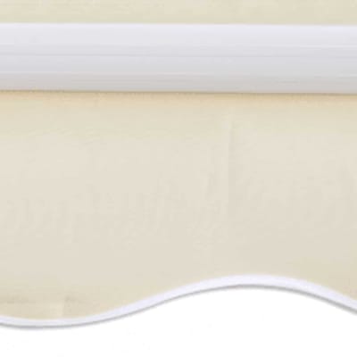 vidaXL - Luifel - gemotoriseerd - uitschuifbaar - 600 - cm - crème