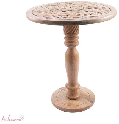Imbarro Fashion & Home houten bijzettafel Lotta Natural 44 x 55 cm hoog