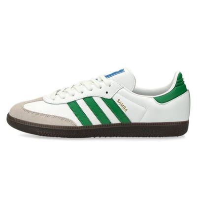 adidas Samba OG Wit Groen Unisex Sneakers Cloud-White Supplier-Colour IG1024 41⅓ white