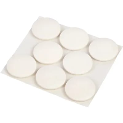 Fix-o-moll Meubelglijder Tapijtglijders - Zelfklevend - Kunststof - Diam. 30mm - Rond - 8 Stuks