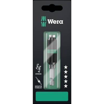 Wera 897/4 R Snelwisselbithouder 75 mm 1/4 (6,3 mm)