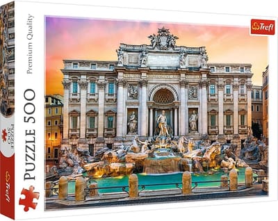 Legpuzzel Trevifontein Rome 500 Stukjes - Premium Kwaliteit Puzzel voor Volwassenen en Kinderen