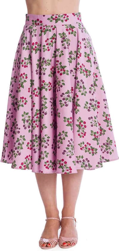 Banned - SUMMER BERRY Rok - 3XL - Pastelpaars