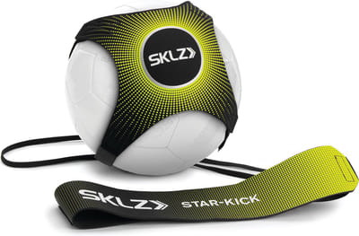 SKLZ Star Kick Solo Verstelbare Voetbal Trainer - Trainen - Traintool - Voetbaltraining - Geel