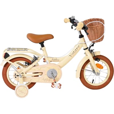 Volare Ashley Kinderfiets - Meisjes - 16 inch - Creme - Twee Handremmen