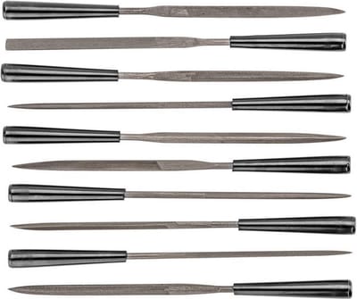 Naaldvijlen set - 140 x 3mm - 10 stuks