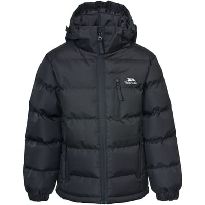 Trespass - Jongens Tuff Padded Winterjas (Zwart)