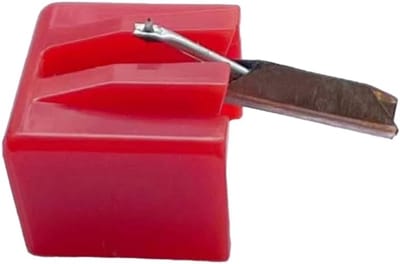 Platenspeler Naald - Pick-up Naald Stylus - Muziek Luisteren - Vele Merken Compatibel - 21 Gram - Rood