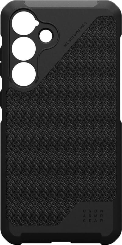 UAG Metropolis LT geschikt voor MagSafe Backcover geschikt voor Samsung Galaxy S25 Plus - Kevlar Black