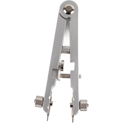 Veerstang Tang Horloge Reparatie Gereedschap Horlogemaker Vervangen Verwijderen Ketting Gereedschap met Pinnen 6825 zilver