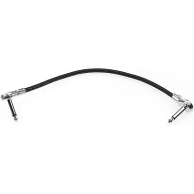 Câble de pédale d'effet de guitare, cordon de raccordement plat à Angle droit de 6.35mm 30cm