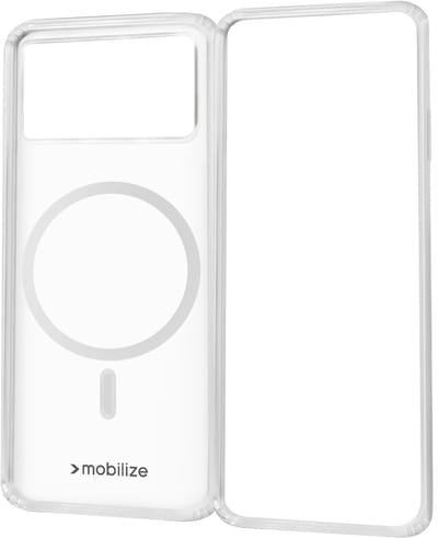 Mobilize Doorzichtig Hoesje geschikt voor Samsung Galaxy Z Fold 7 MagSafe Telefoonhoesje Hardcase | Mobilize Naked Protection Backcover Shockproof | Geschikt voor MagSafe | Geschikt voor Draadloos Opladen met Magnetische Ring | Geschikt voor MagSafe