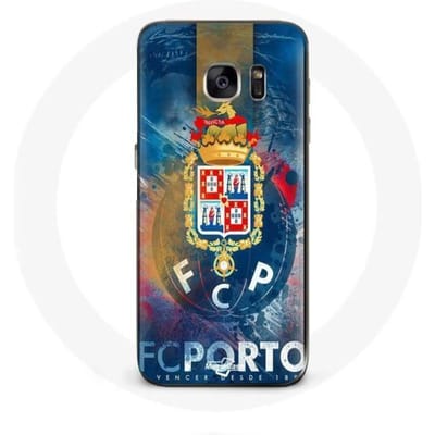 Samsung Galaxy S6 hoesje fcp porto blauwe achtergrond
