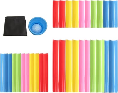 Teambuilding Pijplijnkit - Groepsspel Activiteit - Samenwerking Oefenen - Draagbaar Ontwerp - Large 50cm Buis - Meerkleurig
