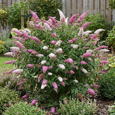 Bloomique - Buddleja Davidii Duo Pink White - Vlinderstruik - Tuinplanten - Winterhard - Hoogte 30-40 cm - Pot 17 cm
