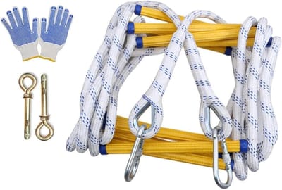 Touwladder - Veiligheidsladder Noodladder - Snelle Evacuatie - Brandwerend Materiaal - 3 Meter - Niet gespecificeerd