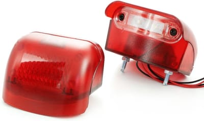 Kentekenplaatverlichting LED - Achterlichten Marker - Trailer Vrachtwagen - Dubbele Functie - 24 Volt