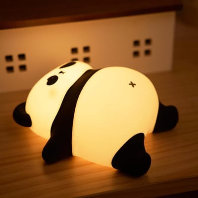 Panda kindernachtlampje, siliconen LED-nachtlampje, babyvoedingslampje, dimbaar met timer, oplaadbaar nachtlampje, aanraakgevoelig kindernachtlampje.