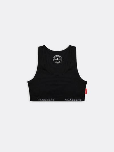 Claesen's® - Meisjes Croptop 1-Pack ZwartCL 7511-Black-14