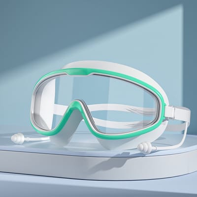 Professionele lekvrĳe zwembril voor volwassenen met anti-uv glazen – Duurzame duikbril voor recreatieve en sportieve watersport