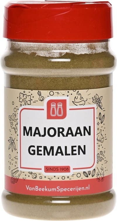 Van Beekum Specerijen - Majoraan Gemalen - Strooibus 80 Gram