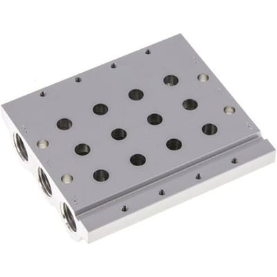G1/4'' Manifold 4-Stations Festo 566620 VABM-L1-14S-G14-4