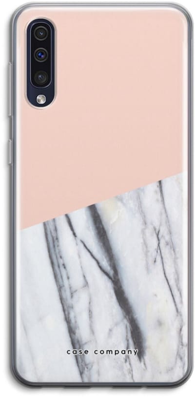 Case Company® - Hoesje geschikt voor Samsung Galaxy A50 hoesje - A touch of peach - Soft Cover Telefoonhoesje - Bescherming aan alle Kanten en Schermrand