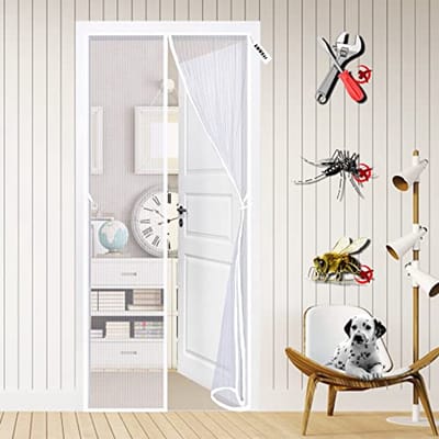 Magnetische Hordeur voor Insectenbescherming 75 x 230 cm - Gaasgordijn voor Gemakkelijk Toegang