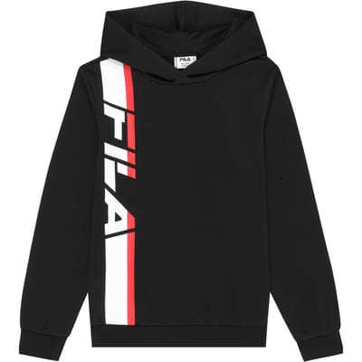 FILA Valversi Regular Graphic Hoodie Black Taglia: 134/140 | Abbigliamento Sportivo Outlet | kids | Nero