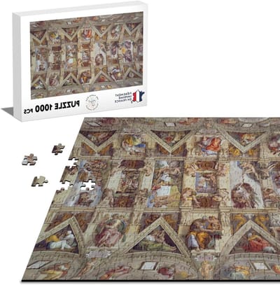 Classic puzzle 1000 pieces Ceiling Sistine Chapel Vatican Michelanges Rome