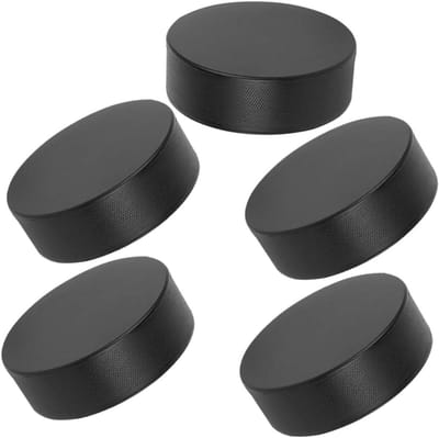 Sport Pucks - Training Puck - Hockey Oefenen - Solide Constructie - 5 Stuks - Zwart