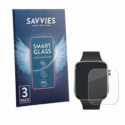 3 Stuks Savvies Screenprotector - geschikt voor Xiaomi Redmi Watch 6 - beschermfolie glas transparant