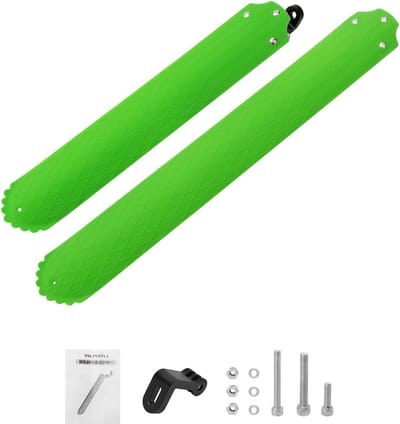 Fiets Spatborden - Spatlappen Set - Schoon Fietsen - Spatwaterdicht Ontwerp - Universele Maat - Groen