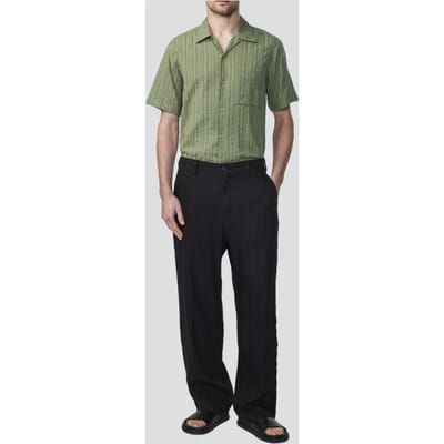 NN.07 Julio Ss 5712 Short Sleeve Hedge Green Größe: S | Casual hemden Outlet | Herren | Grün