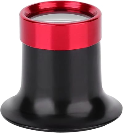 Oogloep voor horlogemakers - Aluminium vergrootglas voor precisiewerk, juwelen en naaiprojecten, ideaal voor inspectie en reparatie
