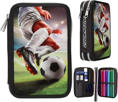 Depesche - Action World 2-vaks etui - voetbal