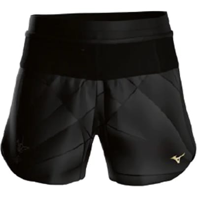 Mizuno Active Graphic Multi Pocket 4in Origami Korte Broek Zwart S Vrouw